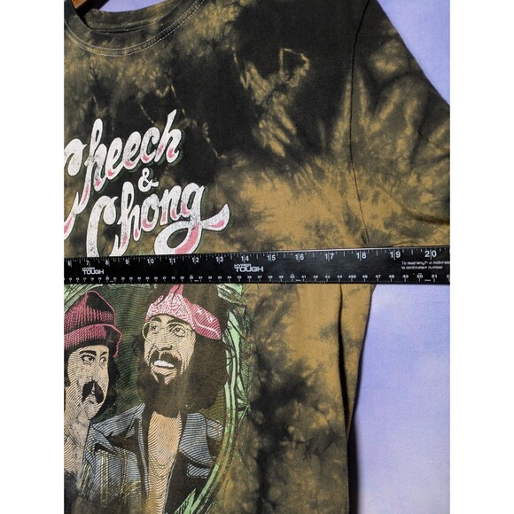 Cheech & Chong Graphic Tie Dye T-Shirt Size Small Stoner Comedy Retro Grunge - Picture 5 of 6